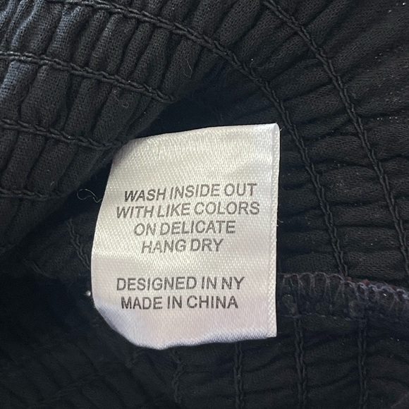 Katie J NYC Girls Chloe Puff Sleeve Smocked Cropped Top Size Medium - Picture 4 of 14